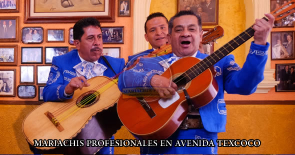 Mariachis en Avenida Texcoco